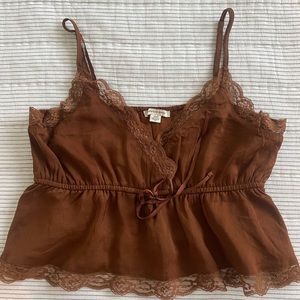 American Eagle Lace Babydoll Top